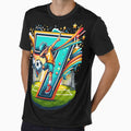 7 Year Old Soccer Birthday T-Shirt - Trendy Graphic Unisex - T-Shirt, Sweatshirt, Hoodie