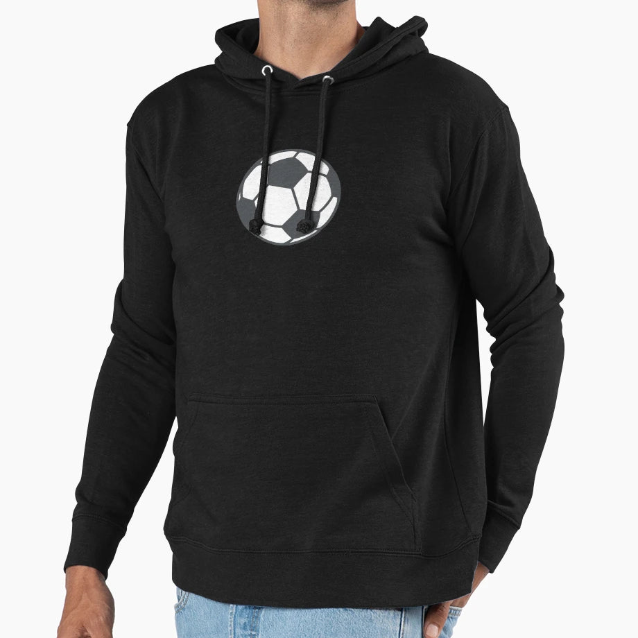 Soccer Football Emoji Hoodie - Trendy Graphic Unisex - T-Shirt, Sweatshirt, Hoodie