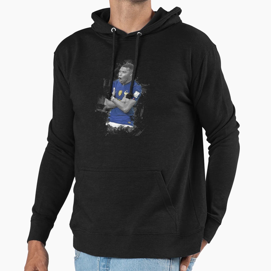 Kylian Mbappe 1 Hoodie - Aesthetic Graphic Unisex - T-Shirt, Sweatshirt, Hoodie