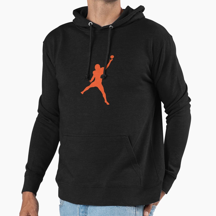 CW Jump Silhouette Chicago Football Hoodie - Streetwear Style Unisex - T-Shirt, Sweatshirt, Hoodie