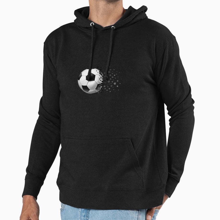Soccer Ball Soccer Heart Soccer Player Hoodie - Novelty Apparel Unisex - T-Shirt, Sweatshirt, Hoodie