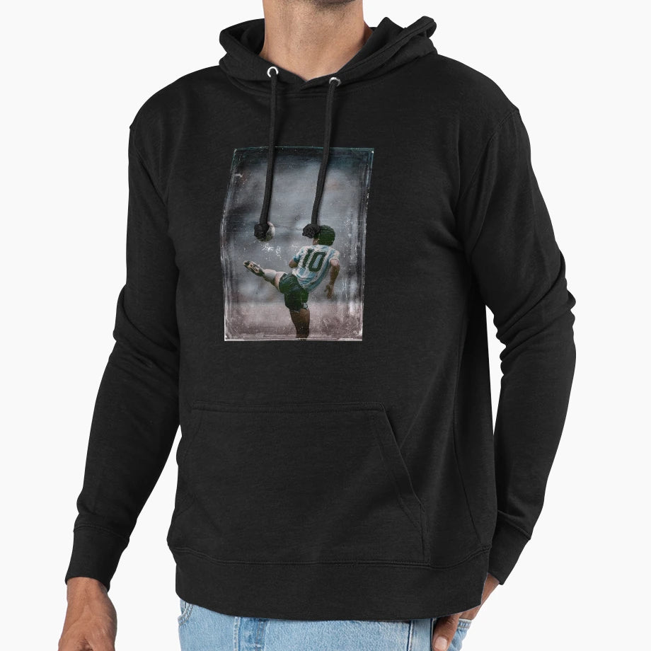 Diego Maradona Hoodie - Minimalist Print Men Women - T-Shirt, Sweatshirt, Hoodie