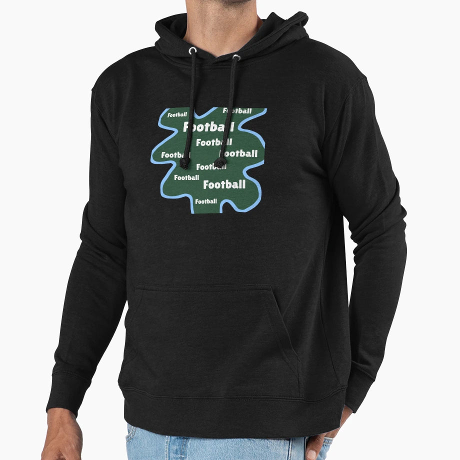 Football Hoodie - Graphic Print Unisex - T-Shirt, Sweatshirt, Hoodie