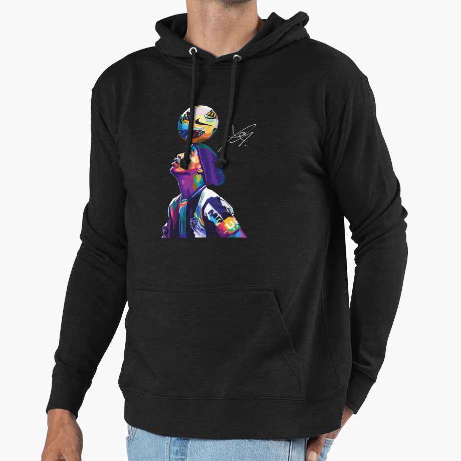 Ronaldinho Wpap Pop Art Hoodie - Novelty Apparel Unisex - T-Shirt, Sweatshirt, Hoodie