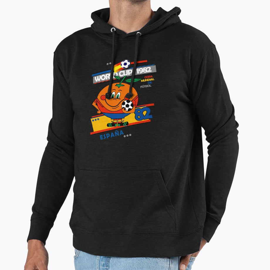 Naranjito Spain 82 Hoodie - Minimalist Print Men Women - T-Shirt, Sweatshirt, Hoodie