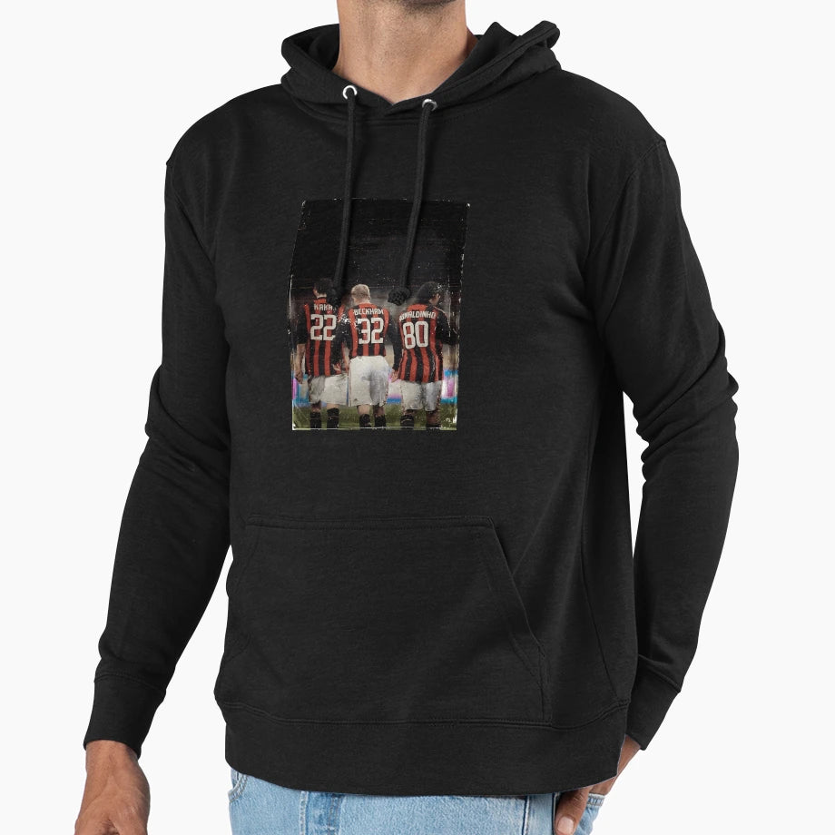 Legendary Trio Milan Hoodie - Trendy Graphic Men Women - T-Shirt, Sweatshirt, Hoodie