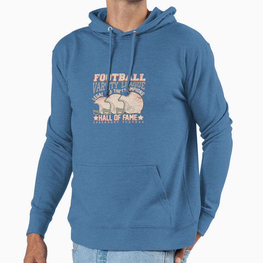 Football Varsity League Legacy Champions Hoodie - Graphic Print Men Women - T-Shirt, Sweatshirt, Hoodie