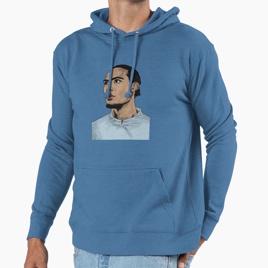 Virgil Van Dijk Hoodie - Streetwear Style Unisex - T-Shirt, Sweatshirt, Hoodie