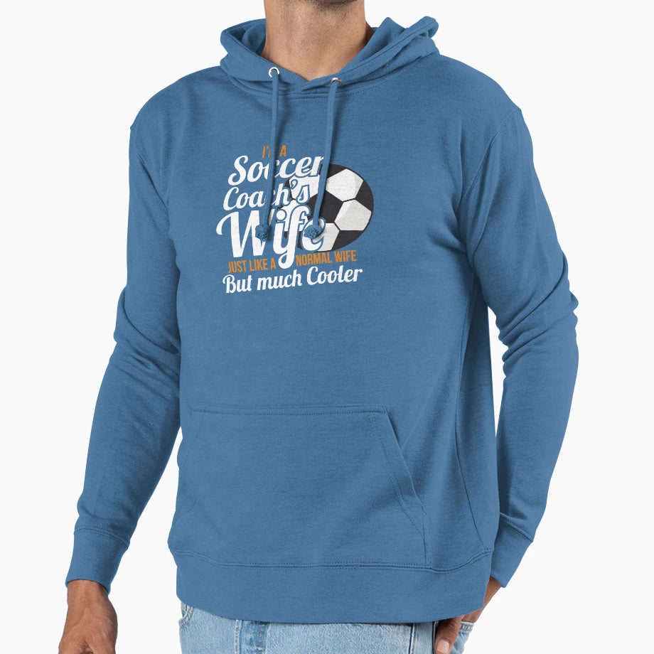 Womens Womens Coach Wife Soccer T-Shirt - Casual Everyday Wear Men Women - T-Shirt, Sweatshirt, Hoodie