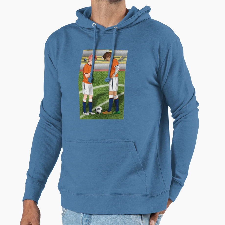 Connor And Mitchell Soccer Match Hoodie - Graphic Print Unisex - T-Shirt, Sweatshirt, Hoodie