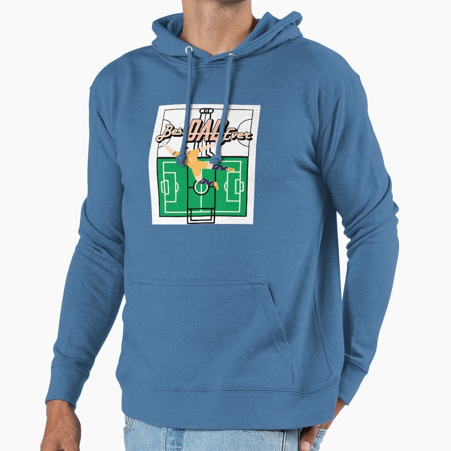 Best Dad Ever Funny Nice Gifts Soccer Dad Hoodie - Minimalist Print Unisex - T-Shirt, Sweatshirt, Hoodie