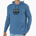 Living That Football Mom Life Hoodie - Casual Everyday Wear Men Women - T-Shirt, Sweatshirt, Hoodie