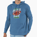 American Football Game Day Field And Hoodie - Aesthetic Graphic for Adults - T-Shirt, Sweatshirt, Hoodie