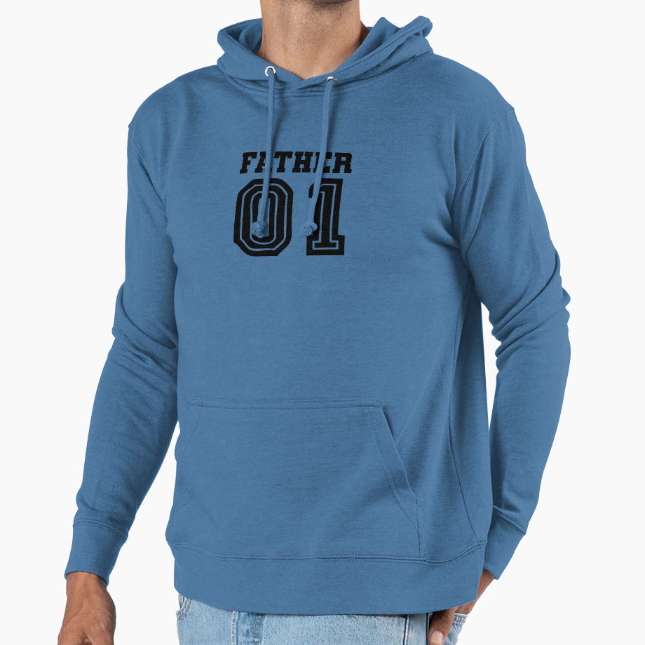 Father 1 Dad Hoodie - Aesthetic Graphic Unisex - T-Shirt, Sweatshirt, Hoodie