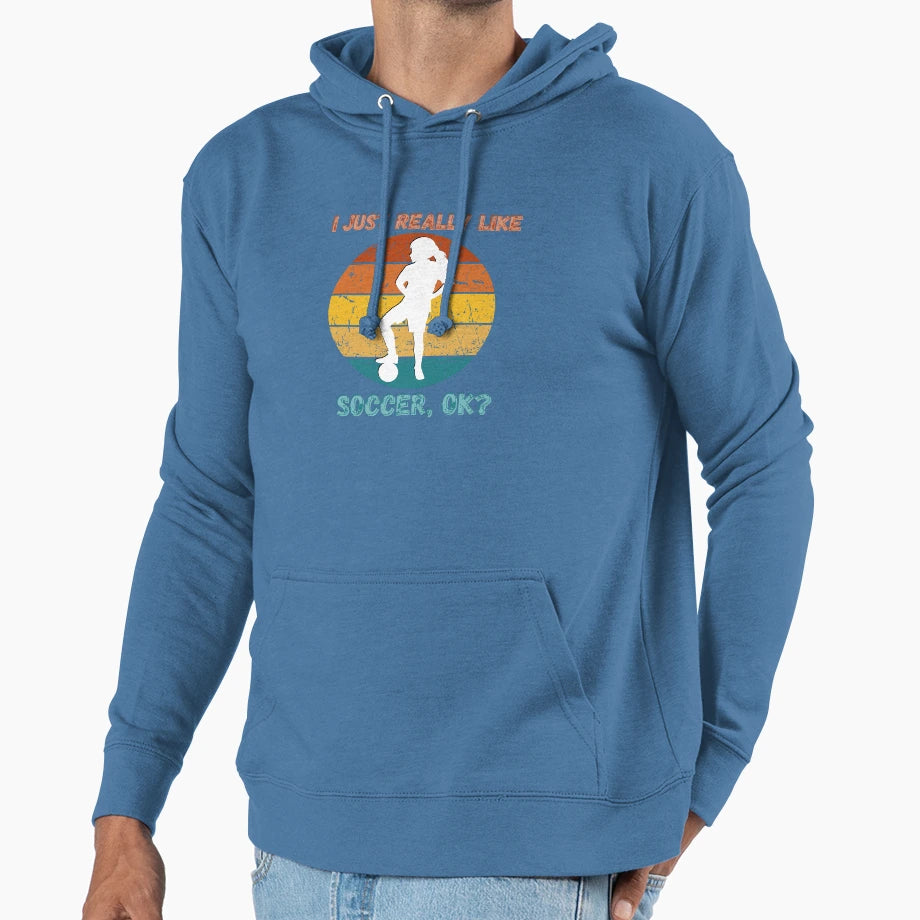 Soccer Hoodie - Streetwear Style Men Women - T-Shirt, Sweatshirt, Hoodie