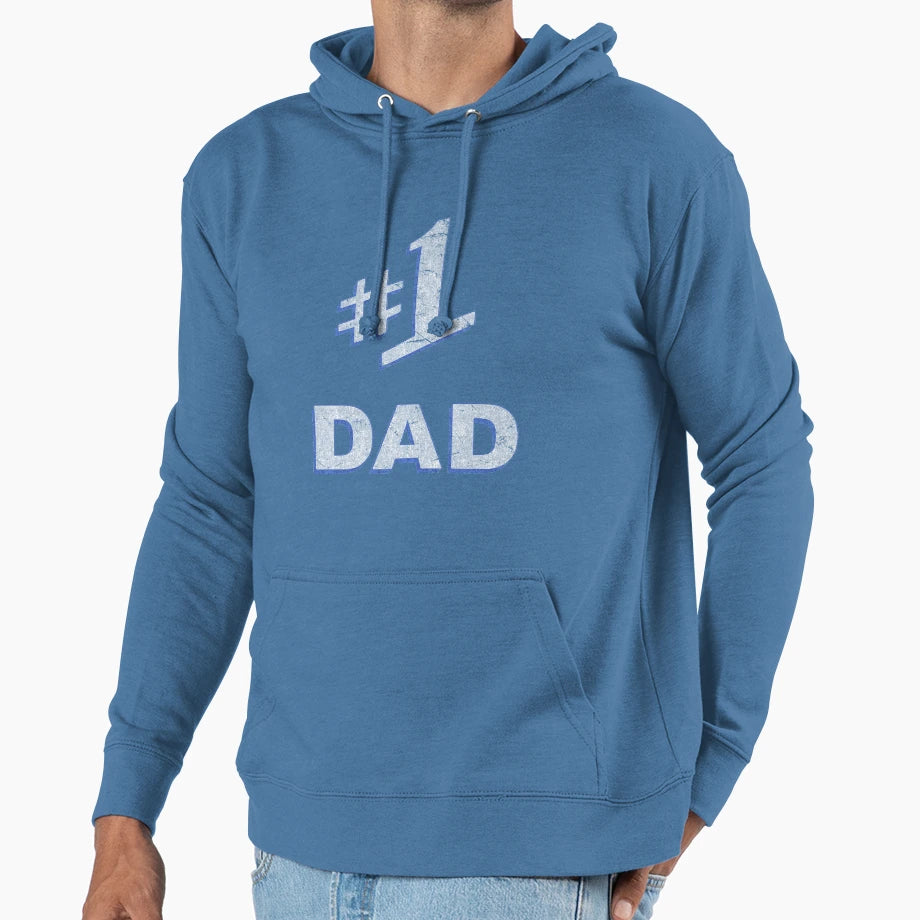 1 Dad Hoodie - Streetwear Style Men Women - T-Shirt, Sweatshirt, Hoodie