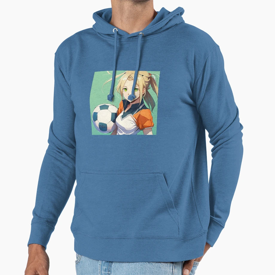 Anime Soccer Hoodie - Graphic Print Men Women - T-Shirt, Sweatshirt, Hoodie
