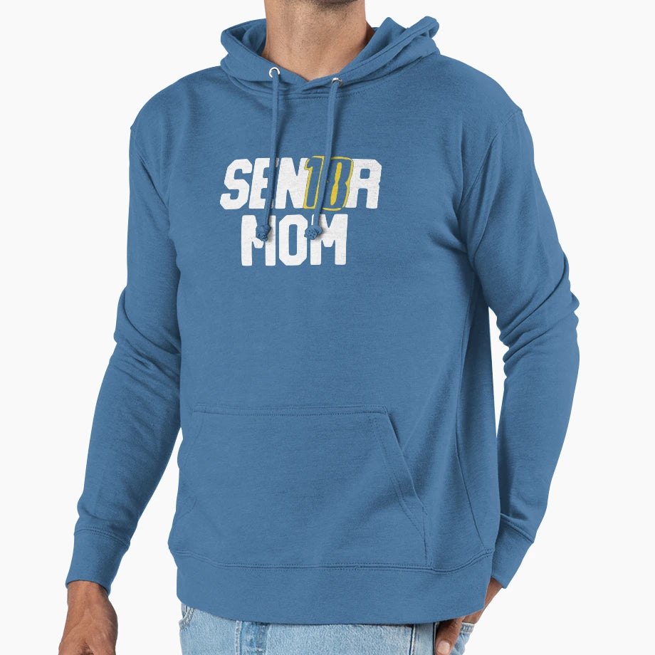 Senior 2018 Sen18R Mom Graduation T-Shirt - Streetwear Style for Adults - T-Shirt, Sweatshirt, Hoodie
