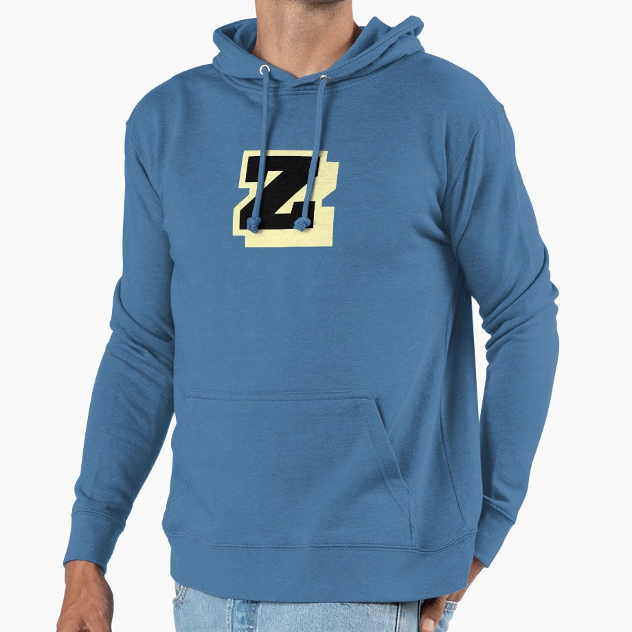 Letter Z Street Art Typography Monogram Hoodie - Unique Graphic for Adults - T-Shirt, Sweatshirt, Hoodie