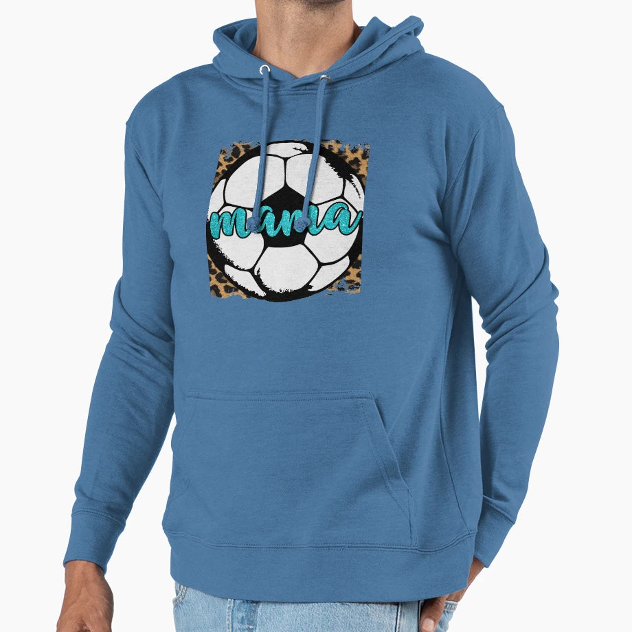 Mama Soccer Gift Hoodie - Trendy Graphic for Adults - T-Shirt, Sweatshirt, Hoodie