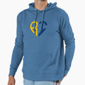 Rhode Island State Abbreviation Hoodie - Unique Graphic Men Women - T-Shirt, Sweatshirt, Hoodie