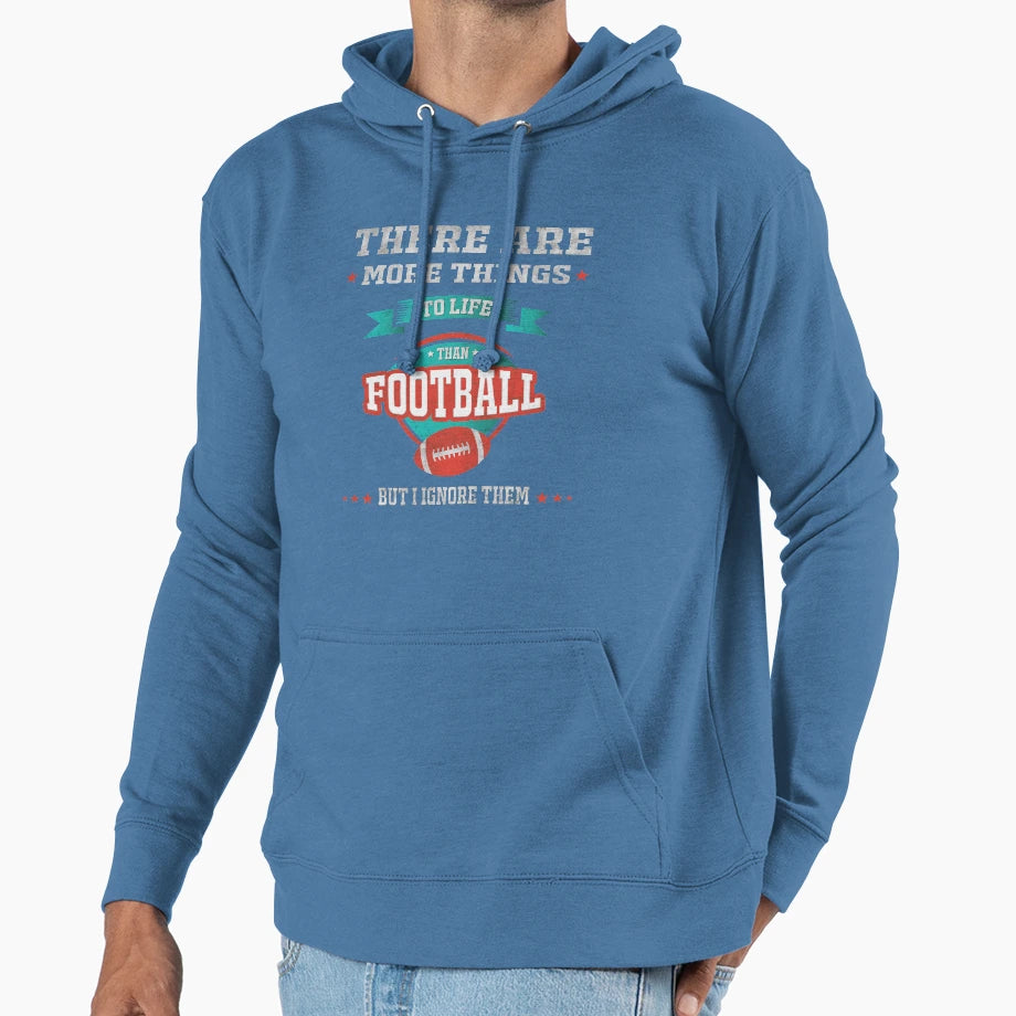 Funny Football Fan Lover Player Dad Hoodie - Streetwear Style Men Women - T-Shirt, Sweatshirt, Hoodie