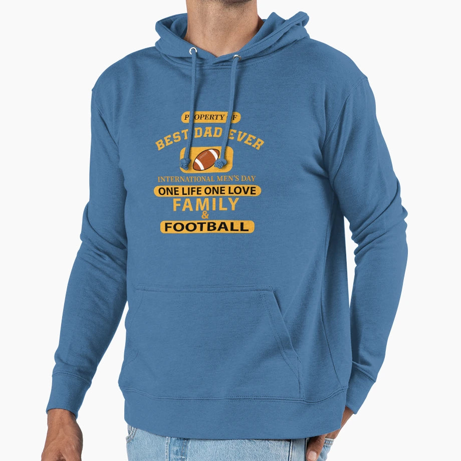 Best Dad Ever International Mes Hoodie - Casual Everyday Wear for Adults - T-Shirt, Sweatshirt, Hoodie