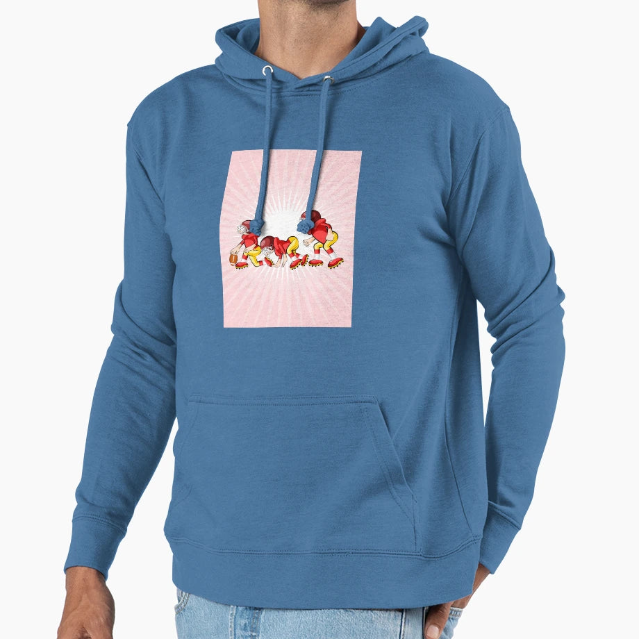 American Football Players Arming Hoodie - Fun Novelty Design for Adults - T-Shirt, Sweatshirt, Hoodie