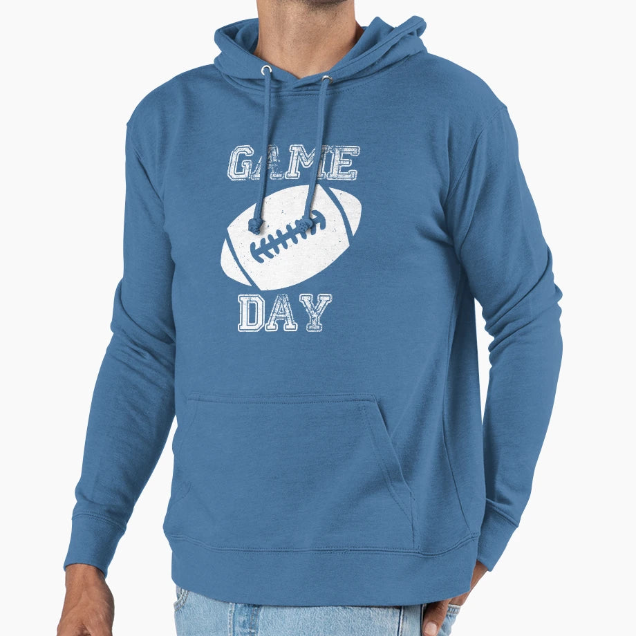 Game Day Football Hoodie - Trendy Graphic Unisex - T-Shirt, Sweatshirt, Hoodie
