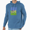 American Football Player Running Ball Hoodie - Fun Novelty Design Men Women - T-Shirt, Sweatshirt, Hoodie