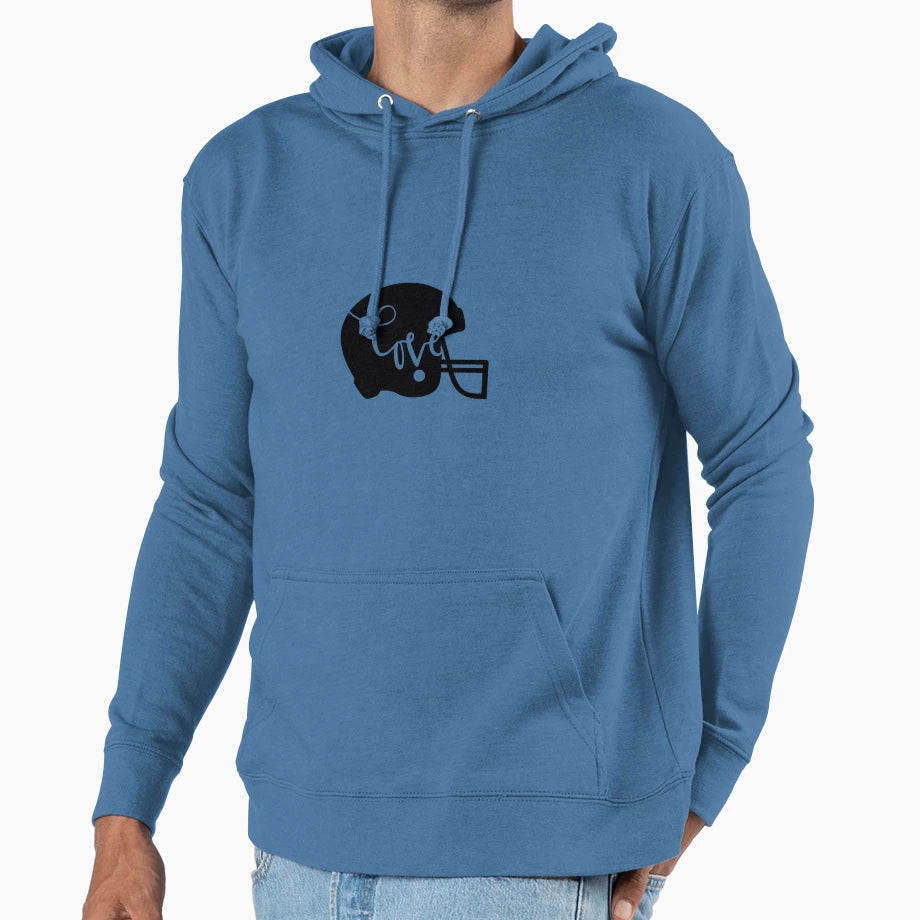 Love Football Baseball American Hoodie - Casual Everyday Wear for Adults - T-Shirt, Sweatshirt, Hoodie