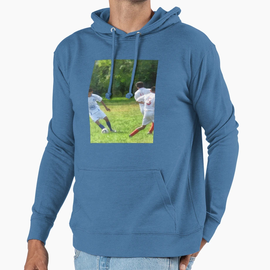 Soccer Ball Play Hoodie - Streetwear Style for Adults - T-Shirt, Sweatshirt, Hoodie