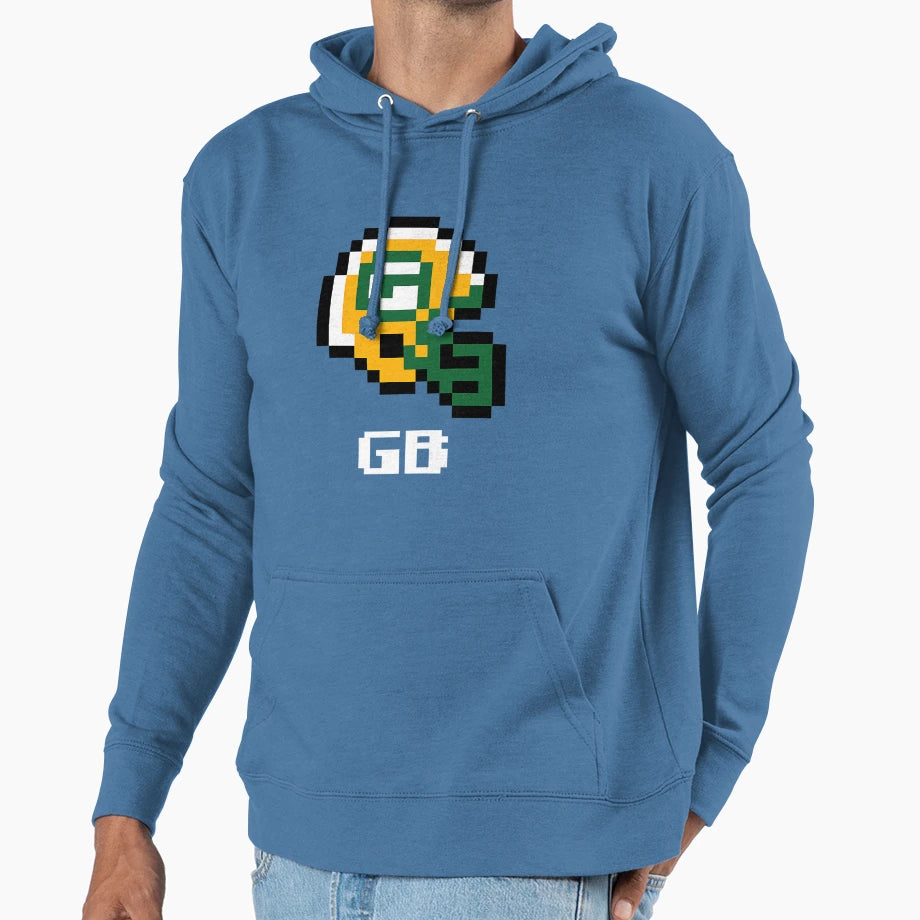 Green Bay Packers Tecmo Super Bowl Football Hoodie - Unique Graphic Unisex - T-Shirt, Sweatshirt, Hoodie