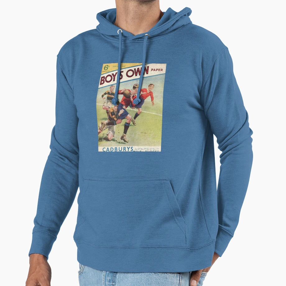 Rugby Old School 4 Hoodie - Graphic Print for Adults - T-Shirt, Sweatshirt, Hoodie