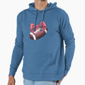 Coquette Bow American Football Game Hoodie - Streetwear Style for Adults - T-Shirt, Sweatshirt, Hoodie