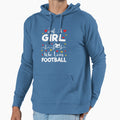 Just Who Loves Football Football Lover Hoodie - Custom Art Print Unisex - T-Shirt, Sweatshirt, Hoodie