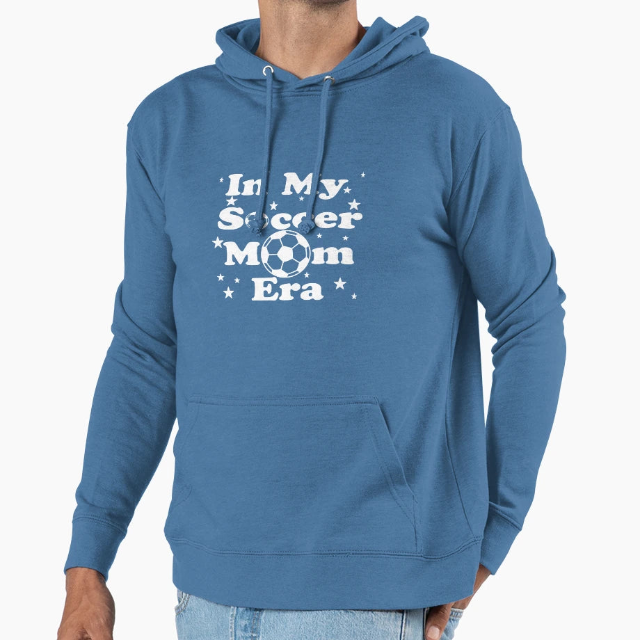 My Soccer Mom Era Sports Parent Hoodie - Casual Everyday Wear Men Women - T-Shirt, Sweatshirt, Hoodie