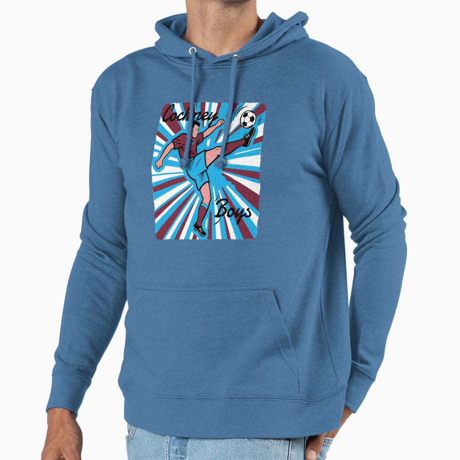 Cockney Hoodie - Minimalist Print Men Women - T-Shirt, Sweatshirt, Hoodie
