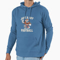 Just Who Loves Football Hoodie - Casual Everyday Wear for Adults - T-Shirt, Sweatshirt, Hoodie