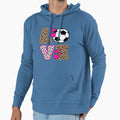 Love Soccer Leopard Soccer Hoodie - Minimalist Print Men Women - T-Shirt, Sweatshirt, Hoodie