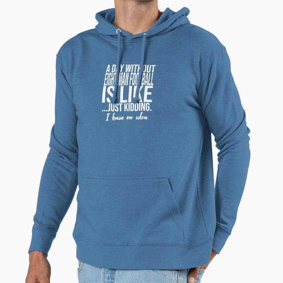 Eight Football Funny Gift Hoodie - Unique Graphic for Adults - T-Shirt, Sweatshirt, Hoodie
