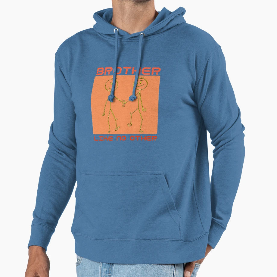 Brother Like No Other Hoodie - Custom Art Print Men Women - T-Shirt, Sweatshirt, Hoodie