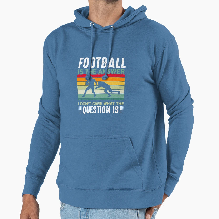 Football Lover American Football Hoodie - Casual Everyday Wear Men Women - T-Shirt, Sweatshirt, Hoodie
