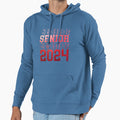 Senior Class 2024 Graduate Student Hoodie - Minimalist Print for Adults - T-Shirt, Sweatshirt, Hoodie