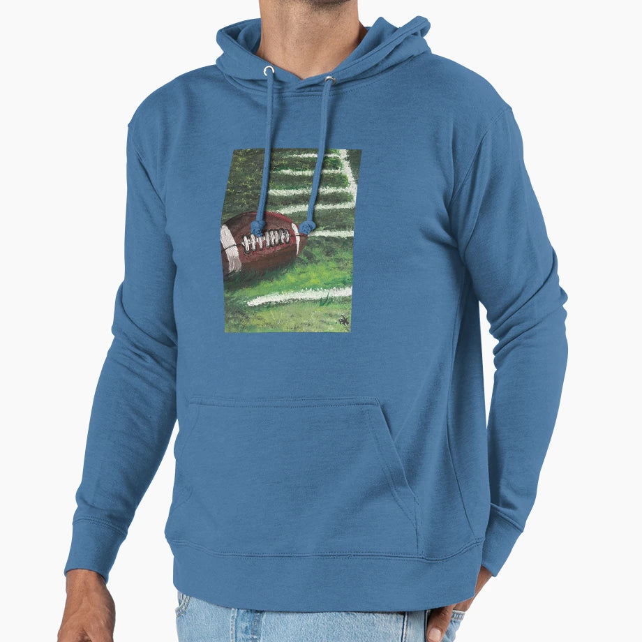 Football Hoodie - Minimalist Print Unisex - T-Shirt, Sweatshirt, Hoodie