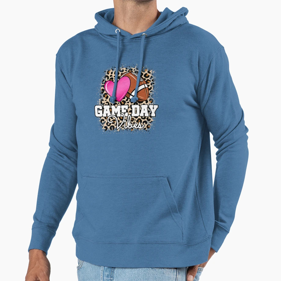 American Football Lover Game Day Hoodie - Fun Novelty Design Unisex - T-Shirt, Sweatshirt, Hoodie