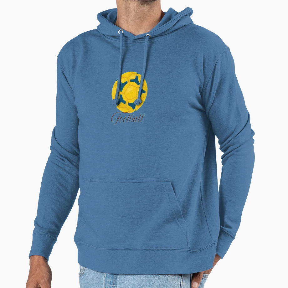 Copy Yellow Football Sports Lover Hoodie - Novelty Apparel Men Women - T-Shirt, Sweatshirt, Hoodie