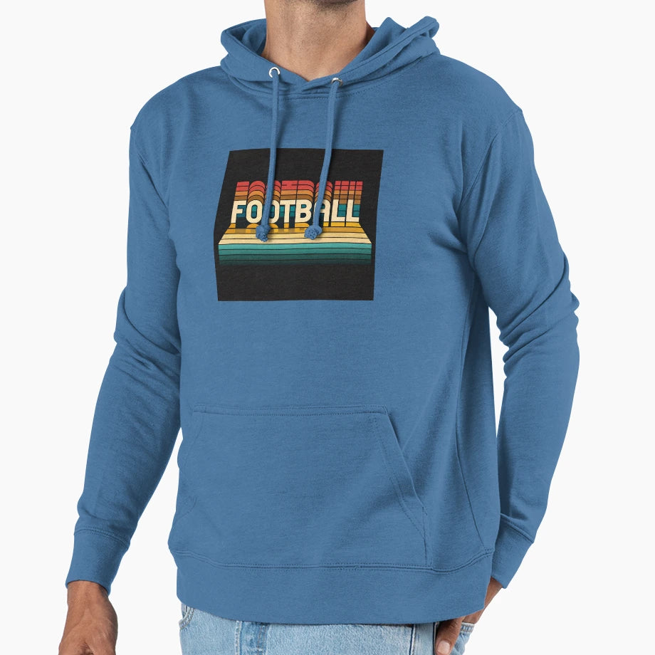 Football Hoodie - Trendy Graphic for Adults - T-Shirt, Sweatshirt, Hoodie