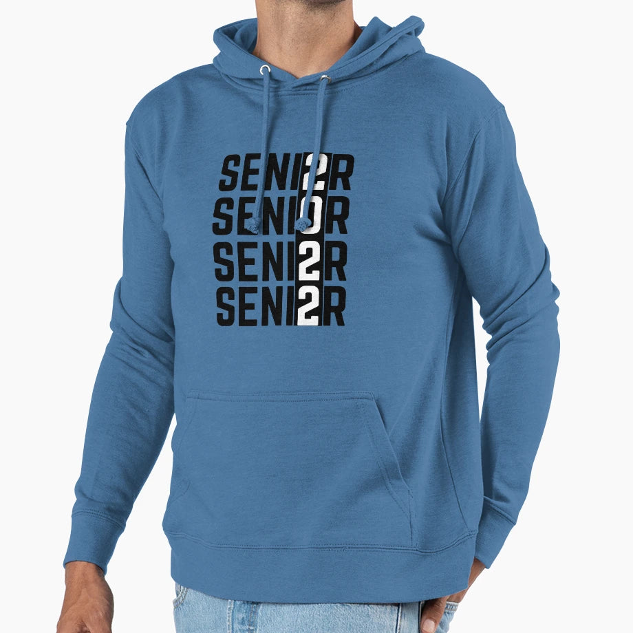 Class 2022 Soccer Senior Gifts Senior Hoodie - Graphic Print Men Women - T-Shirt, Sweatshirt, Hoodie