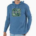 Football Season Baroque Hoodie - Fun Novelty Design for Adults - T-Shirt, Sweatshirt, Hoodie